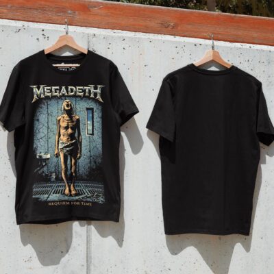 Áo thun rock vintage Megadeth Requiem for Time – B125