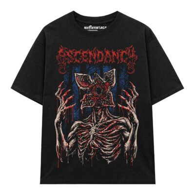 Áo thun dark streetwear Ascendancy Death Monster – B126