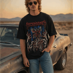 Áo thun dark streetwear Ascendancy Death Monster – B126