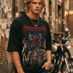 Áo thun dark streetwear Ascendancy Death Monster – B126
