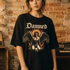 Áo thun streetwear DAMNED Fallen Angel – B127