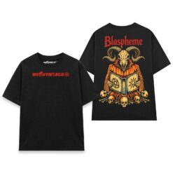Áo thun dark streetwear Blaspheme - B128