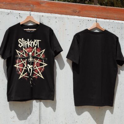 Áo thun rock vintage Slipknot Skeleton – B129
