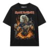 Áo thun rock vintage Iron Maiden Eddie Unchained – B130