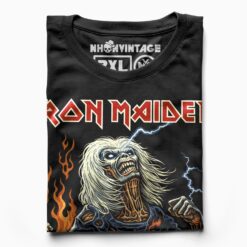 Áo thun rock vintage Iron Maiden Eddie Unchained – B130
