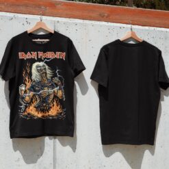 Áo thun rock vintage Iron Maiden Eddie Unchained – B130