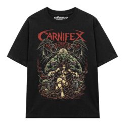 Áo thun rock vintage Carnifex Hellbound - B135