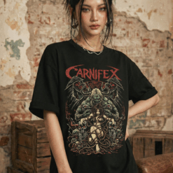 Áo thun rock vintage Carnifex Hellbound - B135