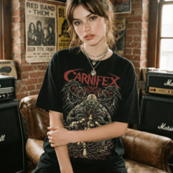 Áo thun rock vintage Carnifex Hellbound - B135
