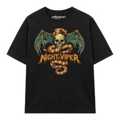 Áo thun rock vintage Night Viper – B136