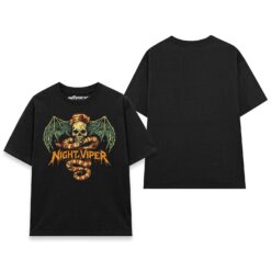 Áo thun rock vintage Night Viper – B136
