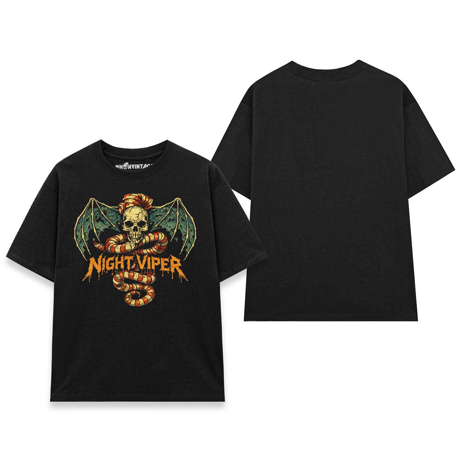 Áo thun rock vintage Night Viper – B136 Áo thun rock vintage Night Viper – B136