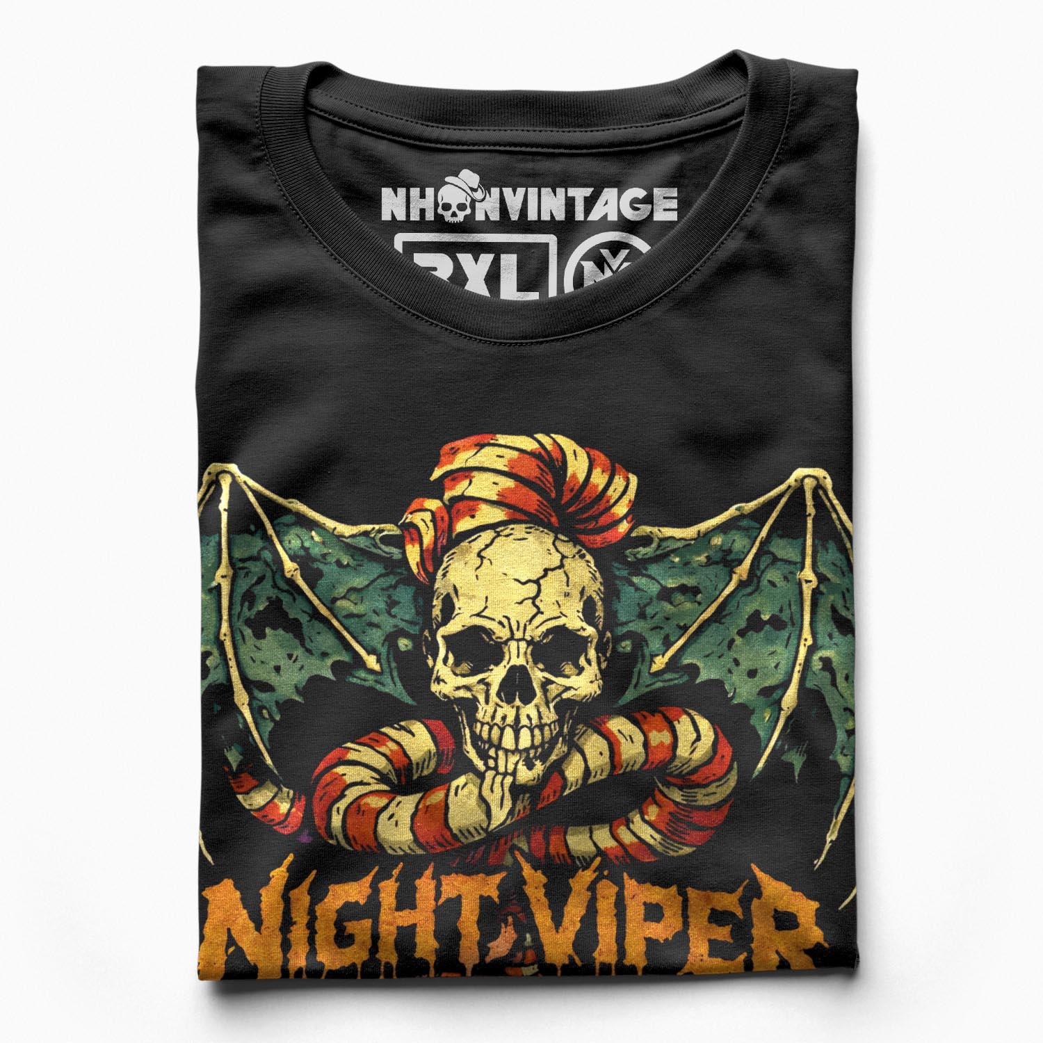 Áo thun rock vintage Night Viper – B136 Áo thun rock vintage Night Viper – B136