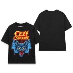 Áo thun rock vintage Ozzy The Bat – D36