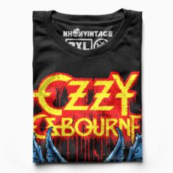 Áo thun rock vintage Ozzy The Bat – D36