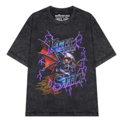 Áo thun streetwear vintage Feel Like Sh*t Thunder Demon – D37