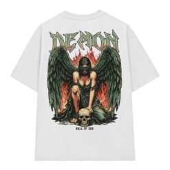 Áo thun dark streetwear Demon Hell of God - D39