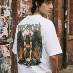 Áo thun dark streetwear Demon Hell of God - D39