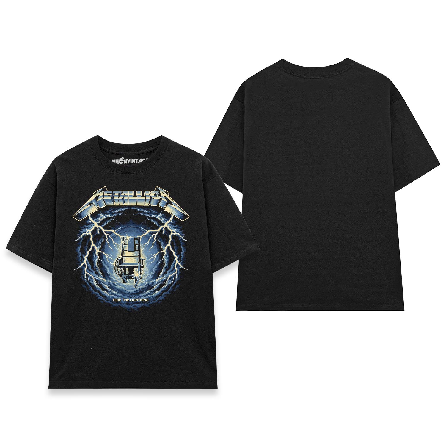Áo thun rock vintage Metallica Ride The Lightning – D40 Áo thun rock vintage Metallica Ride The Lightning – D40