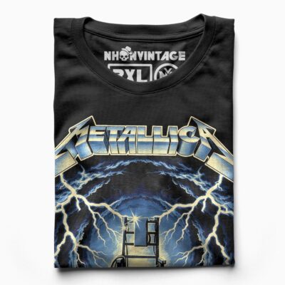 Áo thun rock vintage Metallica Ride The Lightning – D40