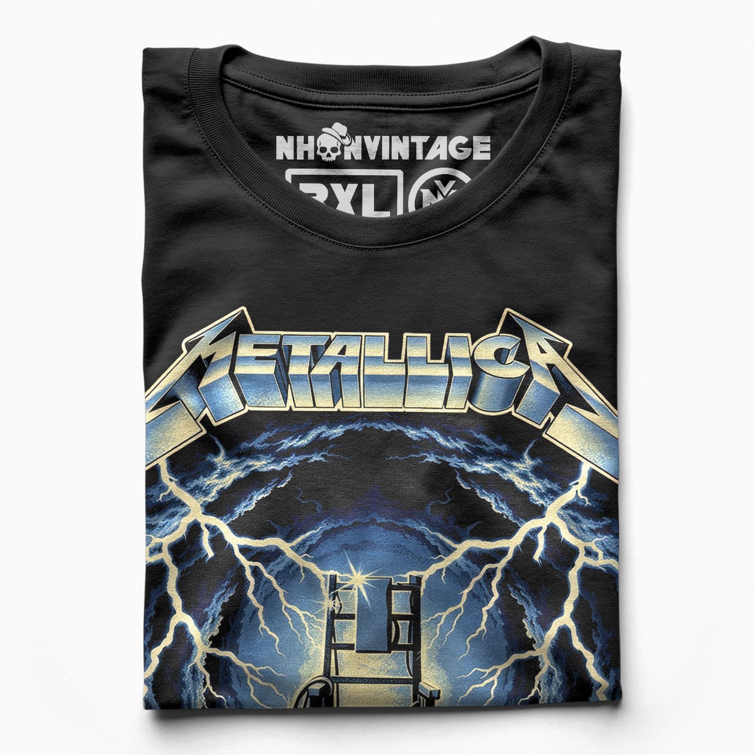 Áo thun rock vintage Metallica Ride The Lightning – D40 Áo thun rock vintage Metallica Ride The Lightning – D40