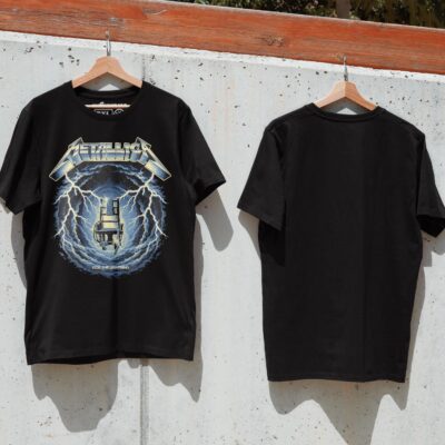 Áo thun rock vintage Metallica Ride The Lightning – D40