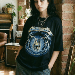 Áo thun rock vintage Metallica Ride The Lightning – D40