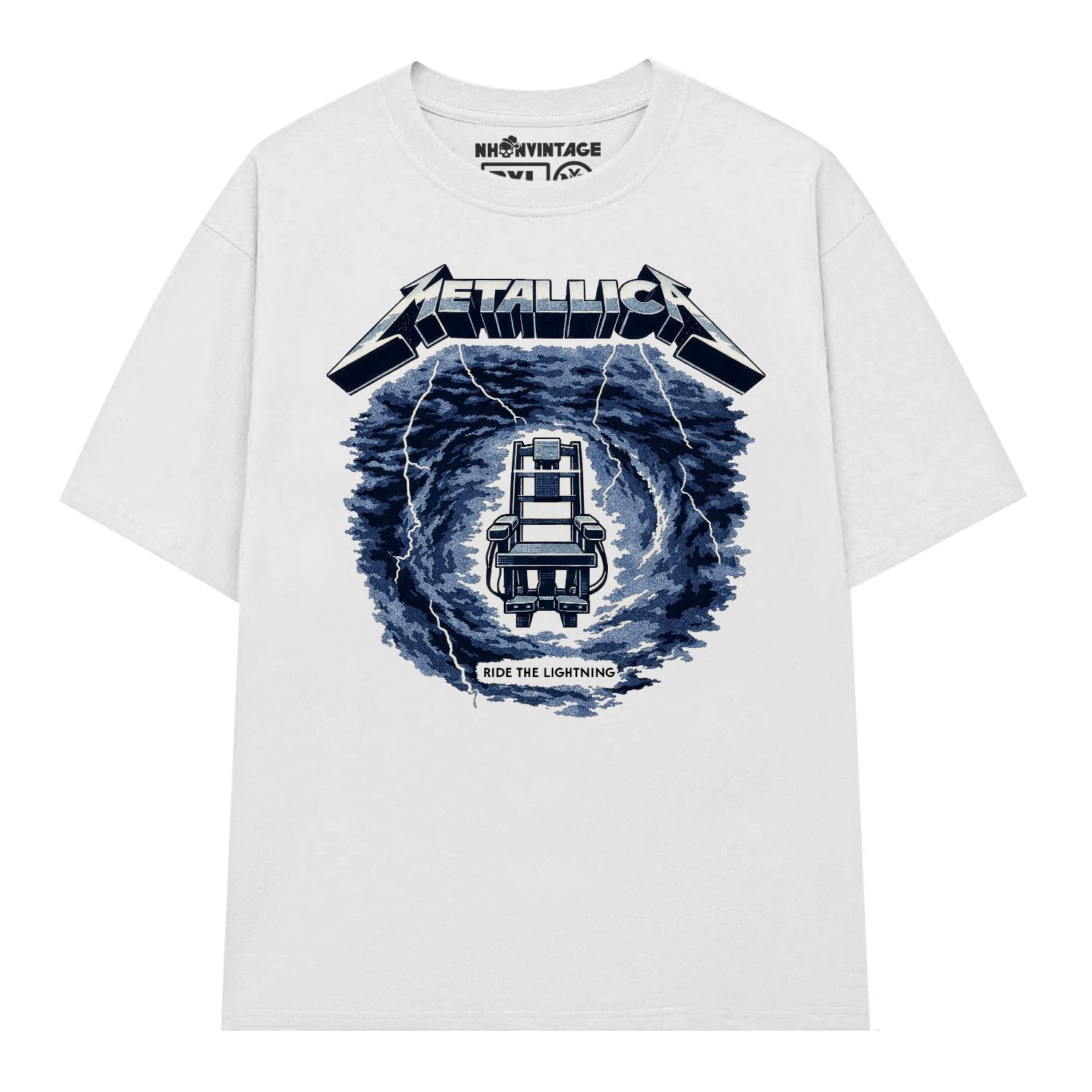 Áo thun rock vintage Metallica Ride The Lightning – D40 Áo thun rock vintage Metallica Ride The Lightning – D40