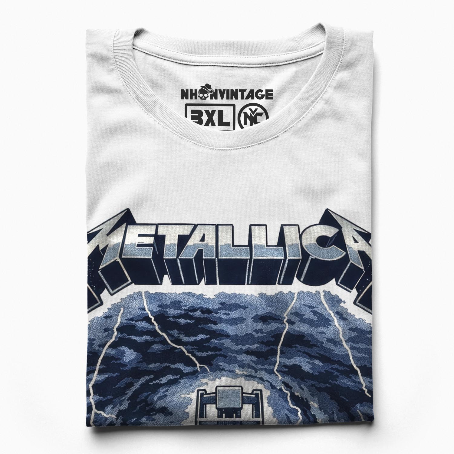 Áo thun rock vintage Metallica Ride The Lightning – D40 Áo thun rock vintage Metallica Ride The Lightning – D40