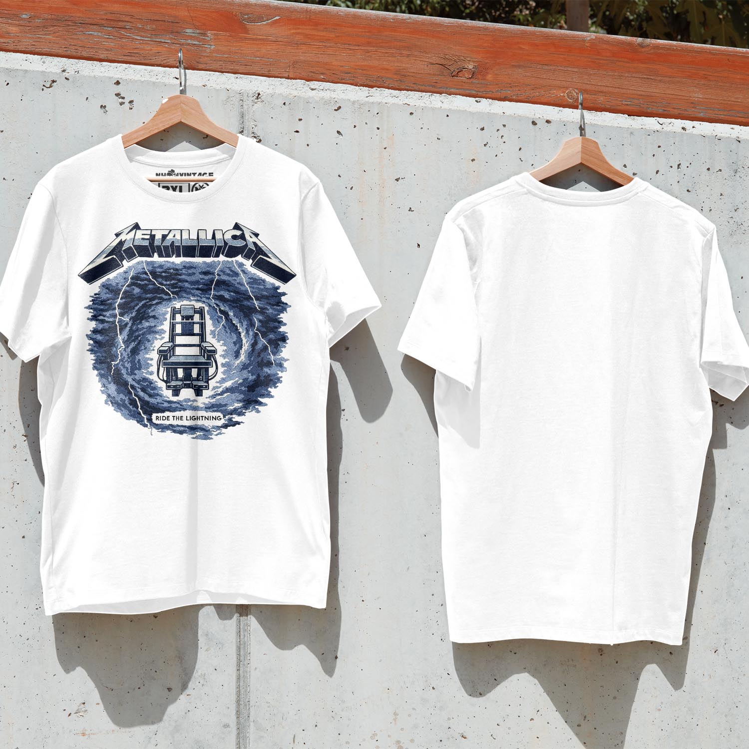 Áo thun rock vintage Metallica Ride The Lightning – D40 Áo thun rock vintage Metallica Ride The Lightning – D40