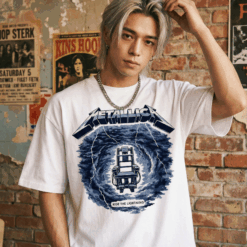 Áo thun rock vintage Metallica Ride The Lightning – D40