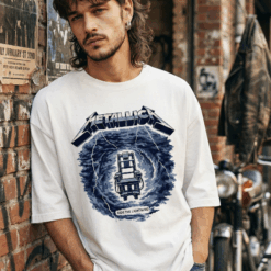 Áo thun rock vintage Metallica Ride The Lightning – D40