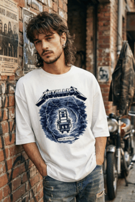 Áo thun rock vintage Metallica Ride The Lightning – D40