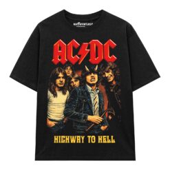 Áo thun rock vintage ACDC Highway to Hell - D42