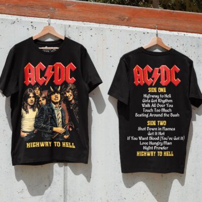 Áo thun rock vintage ACDC Highway to Hell - D42