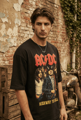 Áo thun rock vintage ACDC Highway to Hell – D42