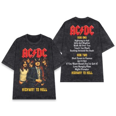 Áo thun rock vintage ACDC Highway to Hell - D42