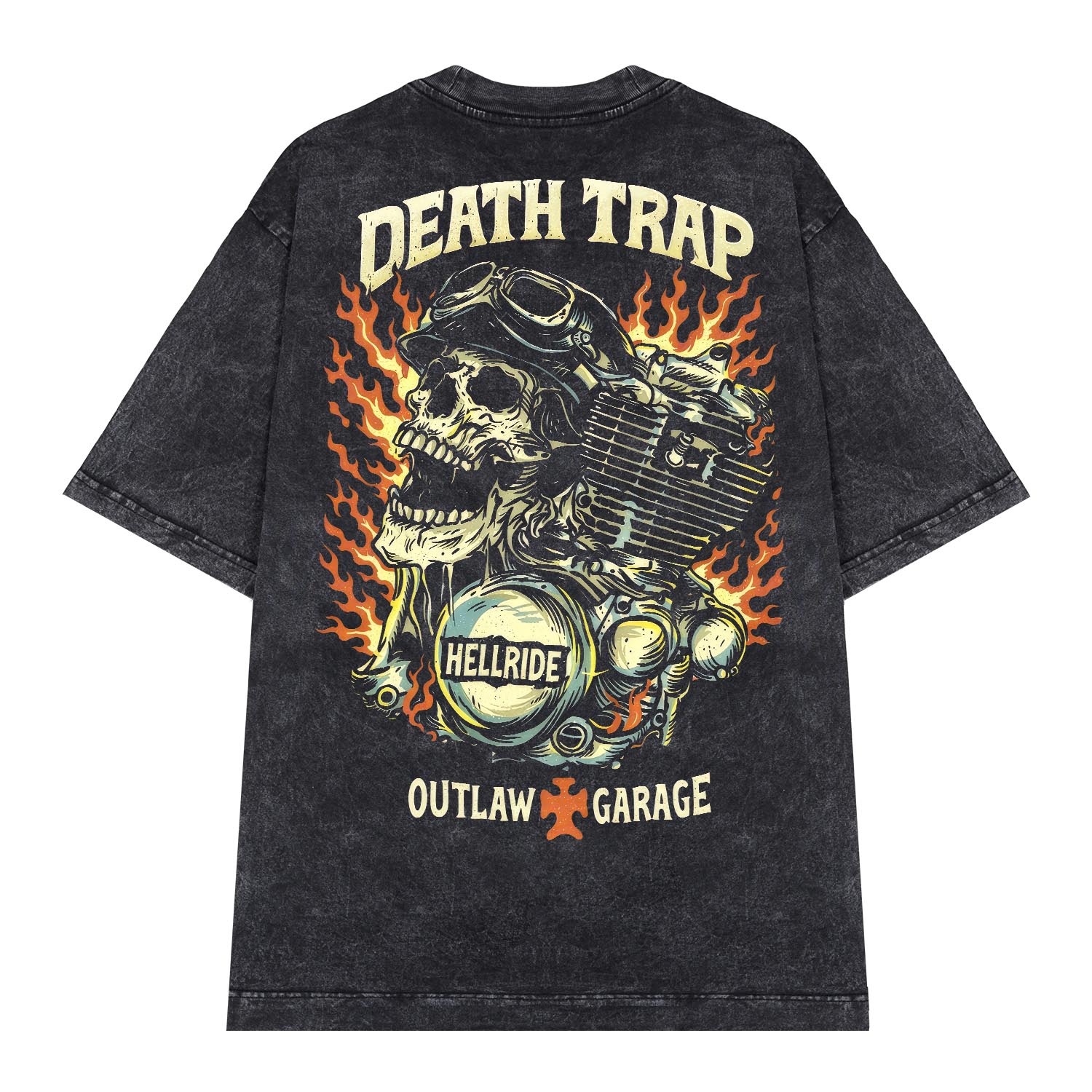 Áo thun motor streetwear Death Trap - D43