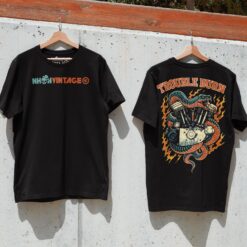 Áo thun streetwear vintage Trouble Burn – D44