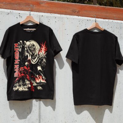 Áo thun rock vintage Iron Maiden The Beast – D45
