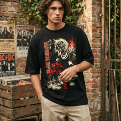 Áo thun rock vintage Iron Maiden The Beast – D45