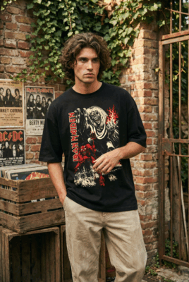 Áo thun rock vintage Iron Maiden The Beast – D45