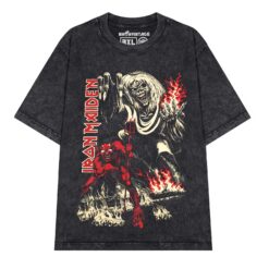 Áo thun rock vintage Iron Maiden The Beast – D45