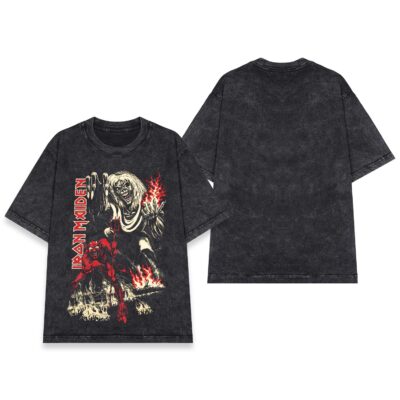 Áo thun rock vintage Iron Maiden The Beast – D45