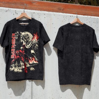 Áo thun rock vintage Iron Maiden The Beast – D45