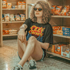 Áo thun rock vintage Ozzy The Bat – D36