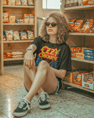 Áo thun rock vintage Ozzy The Bat – D36