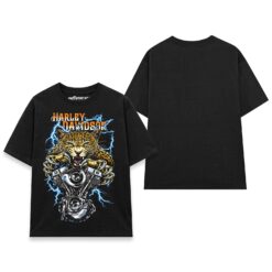 Áo thun vintage Harley Leopard Panhead – SPD10