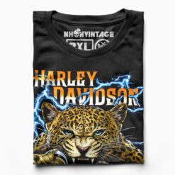 Áo thun vintage Harley Leopard Panhead – SPD10
