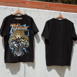Áo thun vintage Harley Leopard Panhead – SPD10
